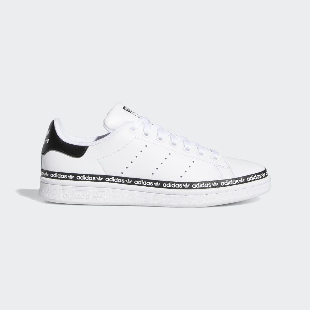 Adidas Women's STAN SMITH W Originals Shoes White/Black Ireland FV7304